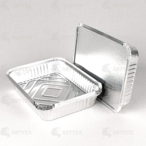 нф-00001355 arttex форма алюминиевая arttex r‑84l, l‑край, объём 900 мл, алюминий, 219×158×38 мм, 100 шт./уп., 600 шт./кор