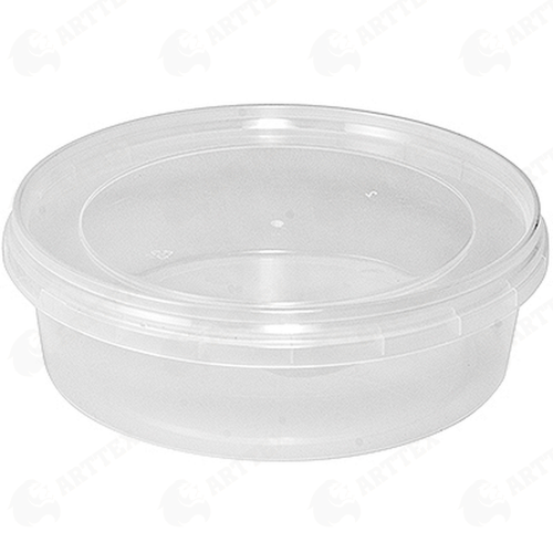 нф-00001063 arttex пресс‑банка, 500 мл, d 140 мм, h 48 мм, круглая, пп, 180 шт/кор