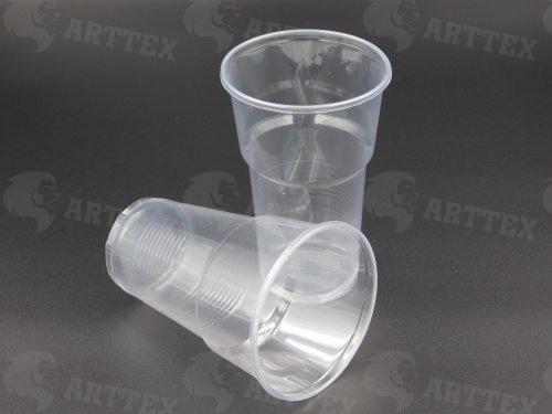 нф-00000404 arttex стакан 500 мл «эконом», прозрачный, полипропилен, 1000 шт./кор.