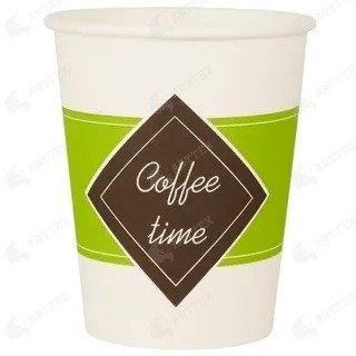 нф-00001199 arttex бумажный стакан coffee time (лига пак), 250 мл, d80×h90 мм, 1000 шт/кор