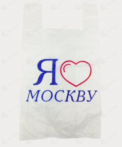 нф-00000056 arttex пакет майка москва "arttex" 30 × 55 см, пнд 6,5гр 60шт/пач 20пач/упак