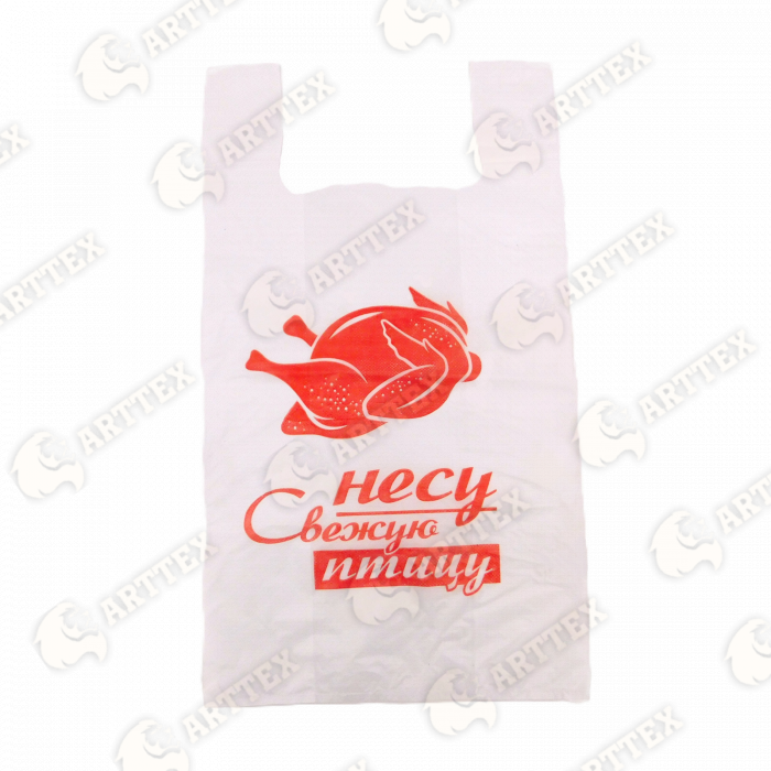 нф-00000251 arttex пакет‑майка курица, 30×55 см, 80 шт/упак, 10 упак/меш