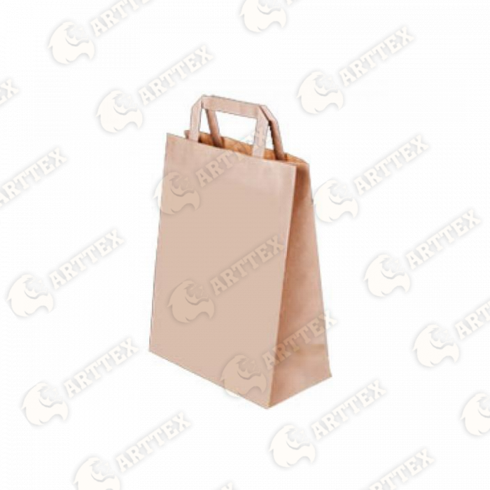 нф-00000466 arttex пакет бумажный с плоскими ручками, крафт, 70 г/м², 280*150*320мм, 250шт/кор