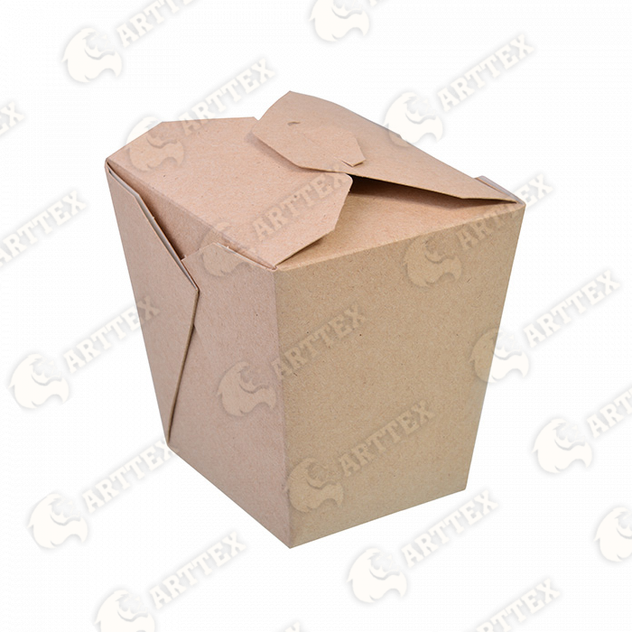 нф-00000470 arttex контейнер для лапши бумажный «china box», 86×76×92 мм, 500 мл, 500 шт./кор.