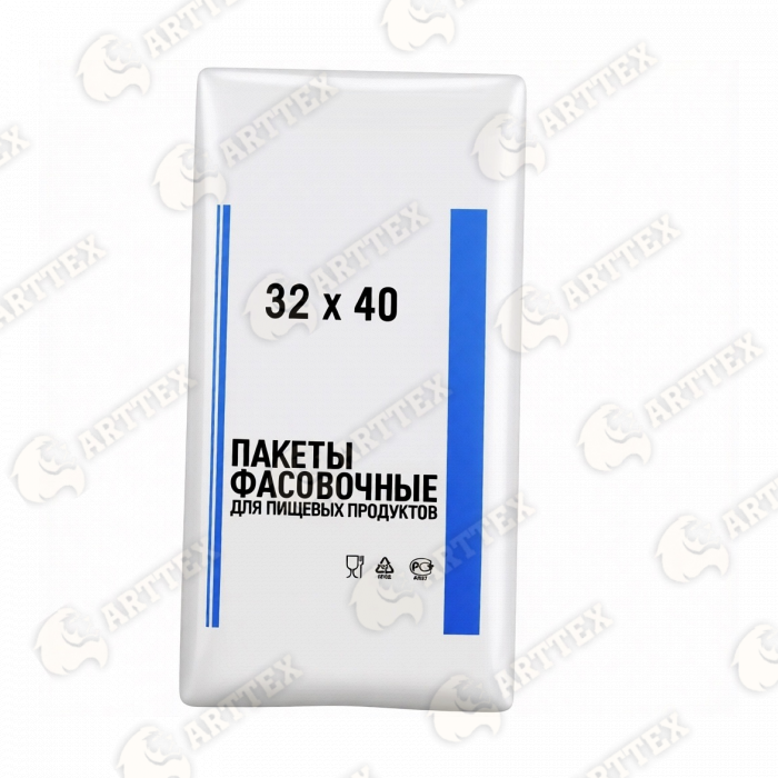 нф-00000575 arttex фасовочные пакеты «юник», 32×40 см, пнд, 14 мкм, 900 г 10 пач./упак.