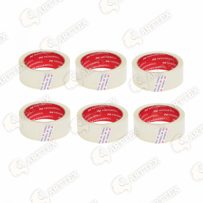 нф-00000748 arttex скотч nova roll, 48 мм × 66 м, прозрачный, 36 шт./кор.