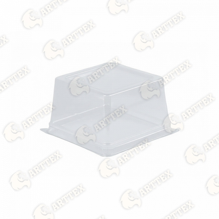 нф-00000827 arttex крышка крт‑51, 85×85×50 мм, пс (полистирол), прозрачная, 540 шт./кор.