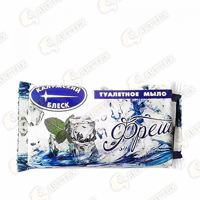 нф-00001182 arttex мыло туалетное, 90 г, натриевые соли жирных кислот, аромат «фреш», 72 шт/упак