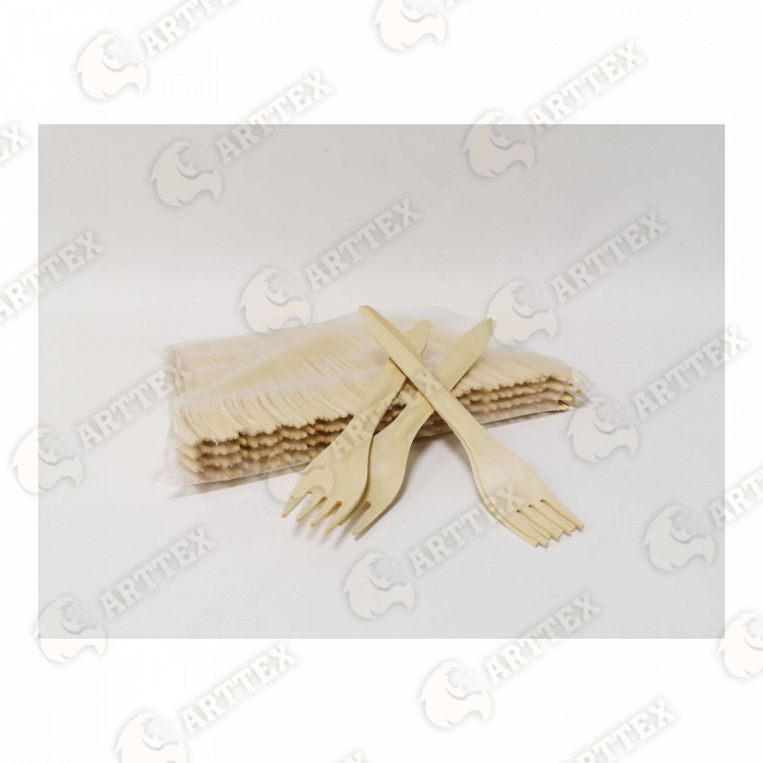 нф-00001246 arttex вилка деревянная grifon ecowood, 160×29×1,6 мм, 100 шт./упак., 29 упак./кор.