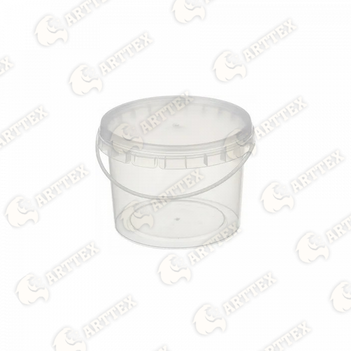нф-00001309 arttex ведро круглое с ручкой и крышкой 5,6 л, пп, 222*193 мм, 100 шт./упак