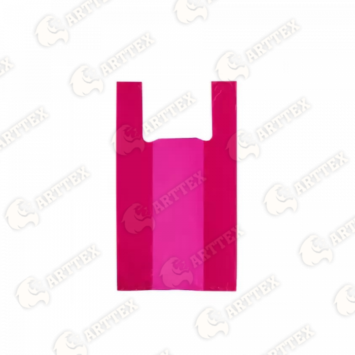 нф-00001313 arttex пакет‑майка arttex, 25×45 см, пнд, 13 мкм, бордовый, 75 шт./упак, 50 упак./меш