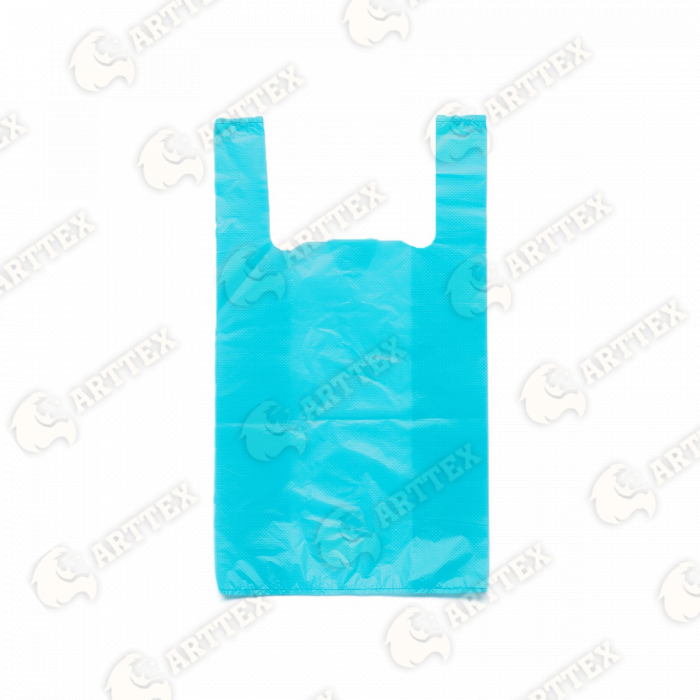 нф-00001350 arttex пакет‑майка arttex, 25×45 см, материал — пвд, плотность 9 мкм, бирюзовый, 70 шт./уп., 50 уп./меш.