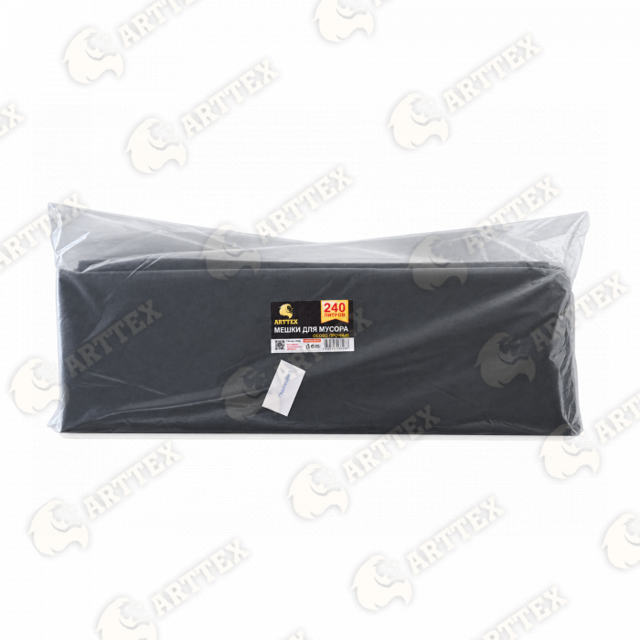 нф-00002268 arttex мешки для мусора в пластах (arttex) 640+2x120*1250мм (240л) в пластах 40шт/упак