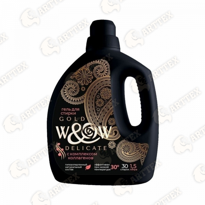 нф-00001571 arttex гель-концетрат "w&w" delicate 1,5л 4шт/кор